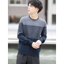 デザインニット/綿100%/ジョルダーノ(メンズ)(GIORDANO)