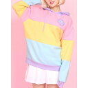 WC/カラフル裏起毛パーカー/ウィゴー(レディース)(WEGO)
