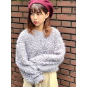 WEGO/モコモコプルオーバー/ウィゴー(レディース)(WEGO)