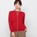 Lカーディ(Baruffa ラインカーディガン)/エッシュ(esche)