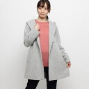 Lコート(ブークレヘリンボンフーデッドコート)/エアパペル(Airpapel)