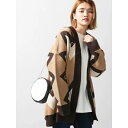 WEGO/ジオメトリックミドルカーデ/ウィゴー(レディース)(WEGO)