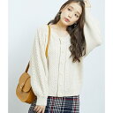 【SALE】【2WAY】ケーブルカーディガン