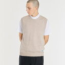 【ORCIVAL】リネン ニットベスト MEN/ビショップ(メンズ)(Bshop)