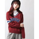 WEGO/サガラロゴニット/ウィゴー(レディース)(WEGO)