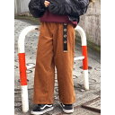 コーデュロイストレートワイドパンツ/ウィゴー(レディース)(WEGO)