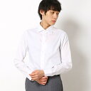【WEB限定】シャツ+シャドー+スリム+ホワイト/ナノ・ユニ...
