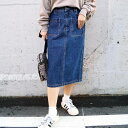 ロングデニムスカート/179/WG(179 WG)