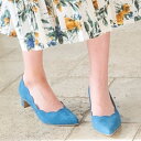 【SALE】スカラップチャキヒールパンプス