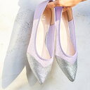【SALE】グリッターチュールパンプス
