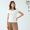前後2wayフレンチスリーブコットンニット/ティティベイト(...