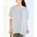 【大きいサイズ】シフォンジョイントブラウス/エウルキューブ(eur3)