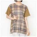 チェックTシャツ/ゴールデンベア(レディース)(GoldenBear)