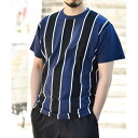 汗染み防止抗菌防臭 ストライプTシャツ/ティーケー タケオキクチ(tk.TAKEO KIKUCHI)