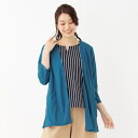 【WEB限定サイズあり2点セット】バー付きブラウス+カーディガン/シューラルー(レディス)(SHOOLARUE Ladies)
