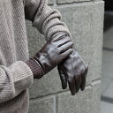 BEAMS / レザーリブ グローブ 19FW (タッチパネ...