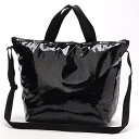 【日本限定】EASY CARRY TOTE/ブラックグリッター/レスポートサック(LeSportsac)