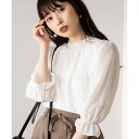 シャーリングハイネック7分袖ブラウス/ウィゴー(レディース)(WEGO)