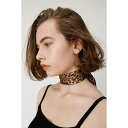 SILK LEOPARD スカーフ/マウジー(MOUSSY)