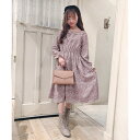 スノー千鳥柄ワンピース/F i.n.t/フィント(FINT)