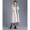 《Luftrobe》フーデットロングコート/INED(イネド)(INED)