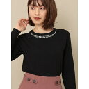 ・ビジューニットプルオーバー/イェッカヴェッカ(YECCA VECCA)