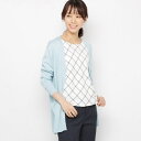 シルクコットン(綿)混Vネックカーディガン/エッシュ(esche)