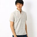 リネンインレイ台衿ポロシャツ/テットオム(TETE HOMME)