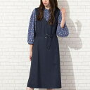 オザワルツ・ベルト付きジャンパードレス/フィットミーモア(Fitme Moi)