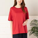 フラワーレース・リヨセル/コットンTシャツ/フィットミーモア(Fitme Moi)