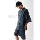 綿麻甚平 M/L/キモノマチ