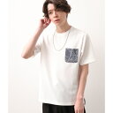 ウェーブワッフルポケットTシャツ/ジュンレッド(JUNRed)