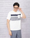 半袖パネル柄Tシャツ/ゴールデンベア