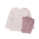 花柄前開きパジャマ 10分丈_ふわ糸/エフオーオンラインストア(F.O.Online Store(SC))