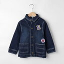 【90-150cm】デニムワッペンカバーオール/シューラルー