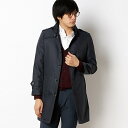 ミニヘリンボンナポレオンカラーコート/モルガンオム(MORGAN HOMME)