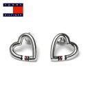 トミーヒルフィガー TOMMY HILFIGER オープンハート ピアス 2700909 シルバー マルチカラー カジュアル ファッション シンプル レディース レディス アクセサリー アクセ 女性用 【あす楽】【即納】