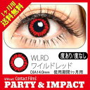 【度あり/度なし】15.0mmも 男性にも人気★ワイルドな赤色 【ワイルドレッド】ドクターカラコン1箱2枚 使用期間1ヶ月WILD RED ワイルドレッドカラコン (ハロウィンカラコン)レッドカラコン 赤カラコン カラーコンタクト 15ミリ 15mm