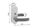 浴室用レバーハンドル YKK AP用 HH-2K-16312