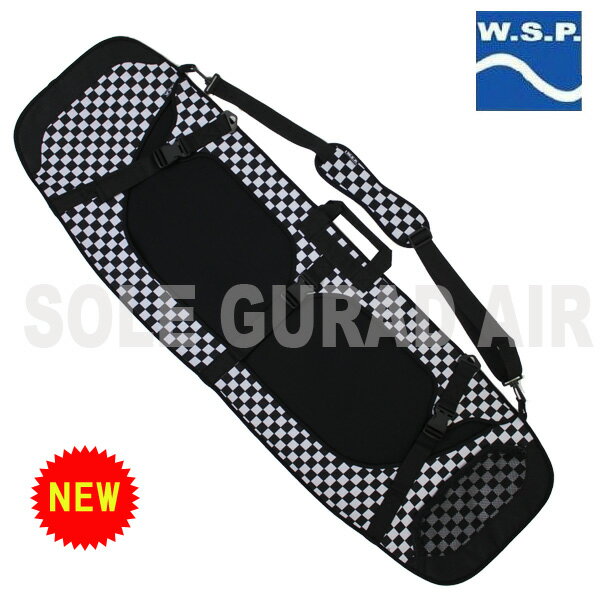 ★W.S.P.【SOLE GUARD AIR】BLKチェックウエイクボードケース