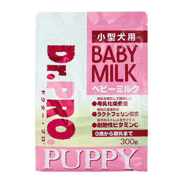 [ドクタープロ]Dr.PRO. 犬用ミルク ベビーミルク 小型犬用 300g [正規品]【Aug08P3】