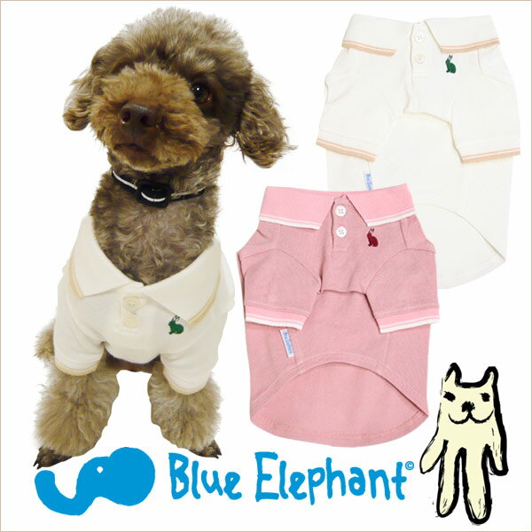 ブルーエレファント Blue Elephant うさぎちゃんポロシャツ b09-004-01-01 SS 服 2090040101 #b09-004-01-01【Aug08P3】