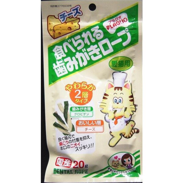 ア-ス・バイオケミカル株式会社 歯みがきロ-プ プラクオ愛猫用 チーズ 20g【Aug08P3】