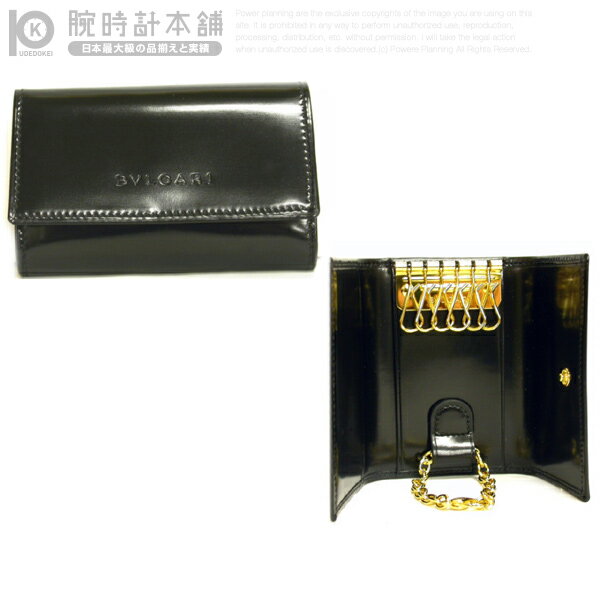 【お買い物マラソン】ブルガリ BVLGARI BV-20862CALF-BLK キーケース 6連キーケース #100801 