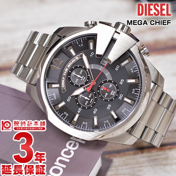 ディーゼル DIESEL メガチーフ クロノグラフ DZ4308 [海外輸入品] メンズ …...:10keiya:10362525