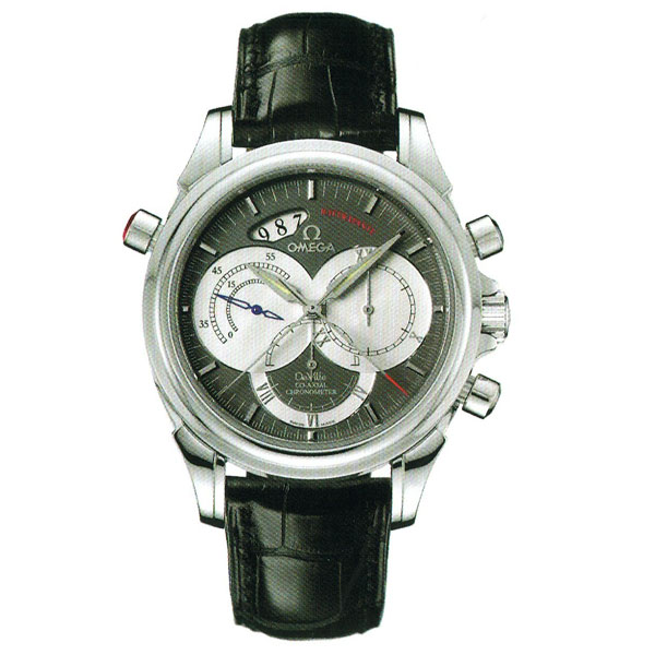 【腕時計】【オメガ】【OMEGA】デ・ビル コーアクシャル ラトラパンテ 4848 40 31 【自動巻き】【クロノグラフ】【グレー】#17331【メンズ腕時計】