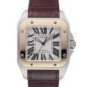 【21%OFF】【送料無料】【腕時計】カルティエ Cartier サントス100 LM W20072X7 SPS 【文字盤カラー ホワイト】【自動巻き】【新品】【未使用品】#17736