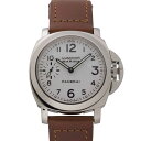【送料無料】【腕時計】パネライ PANERAI ルミノール マリーナ PAM00113 【手巻き】 【文字盤カラー ホワイト】#17742