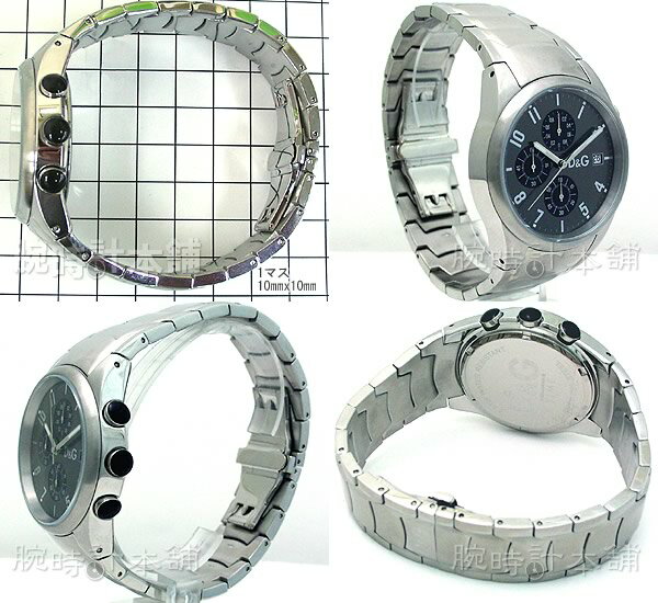 【楽天市場】D&G腕時計 ドルチェ&ガッバーナ時計[Dolce & Gabbana] SANDPIPER サンドパイパー クロノグラフ