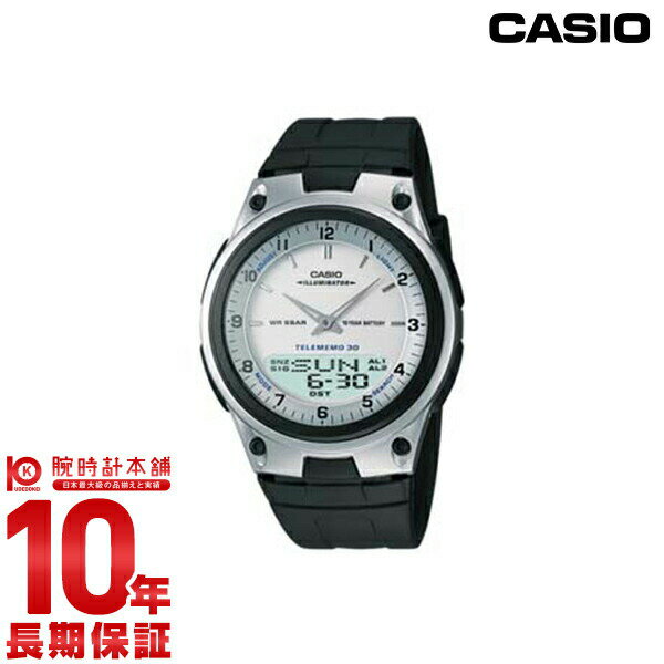 カシオ 腕時計（CASIO）時計 スタンダード AW-80-7AJF 【落ち着いた】【文字盤カラー ホワイト】#32316【楽ギフ_包装】【メンズ腕時計】【人気商品】【20％オフ】カシオ スタンダード